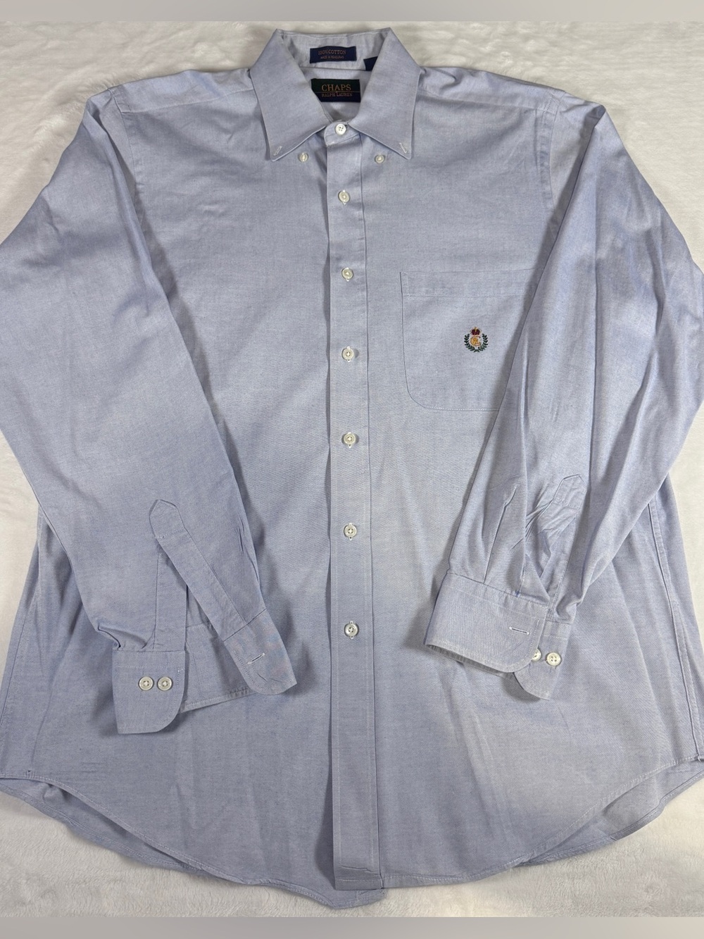 Chaps Ralph Lauren Oxford Button Down Shirt Men’s 16 34/35 100% Cotton